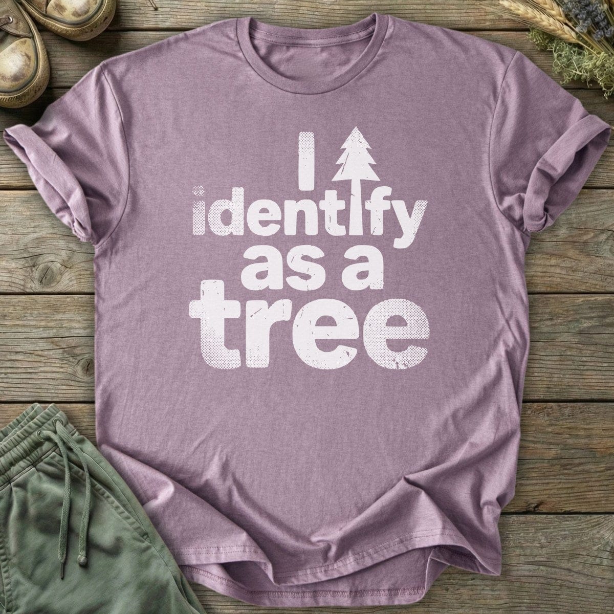 Printify T-Shirt I'm A Tree T-Shirt