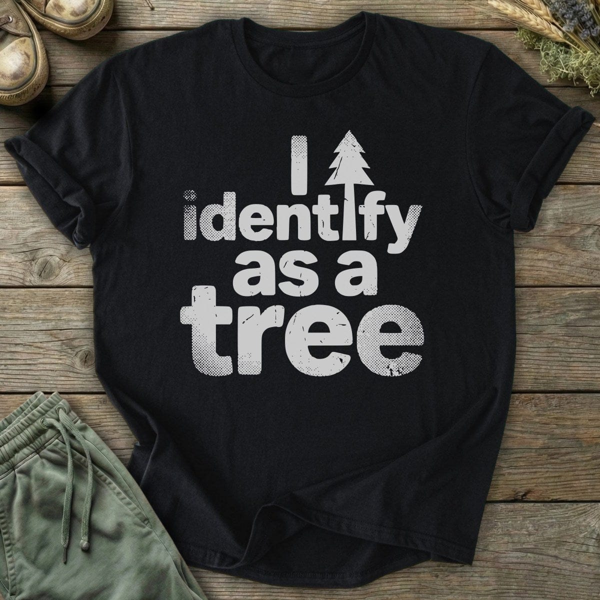 Printify T-Shirt I'm A Tree T-Shirt