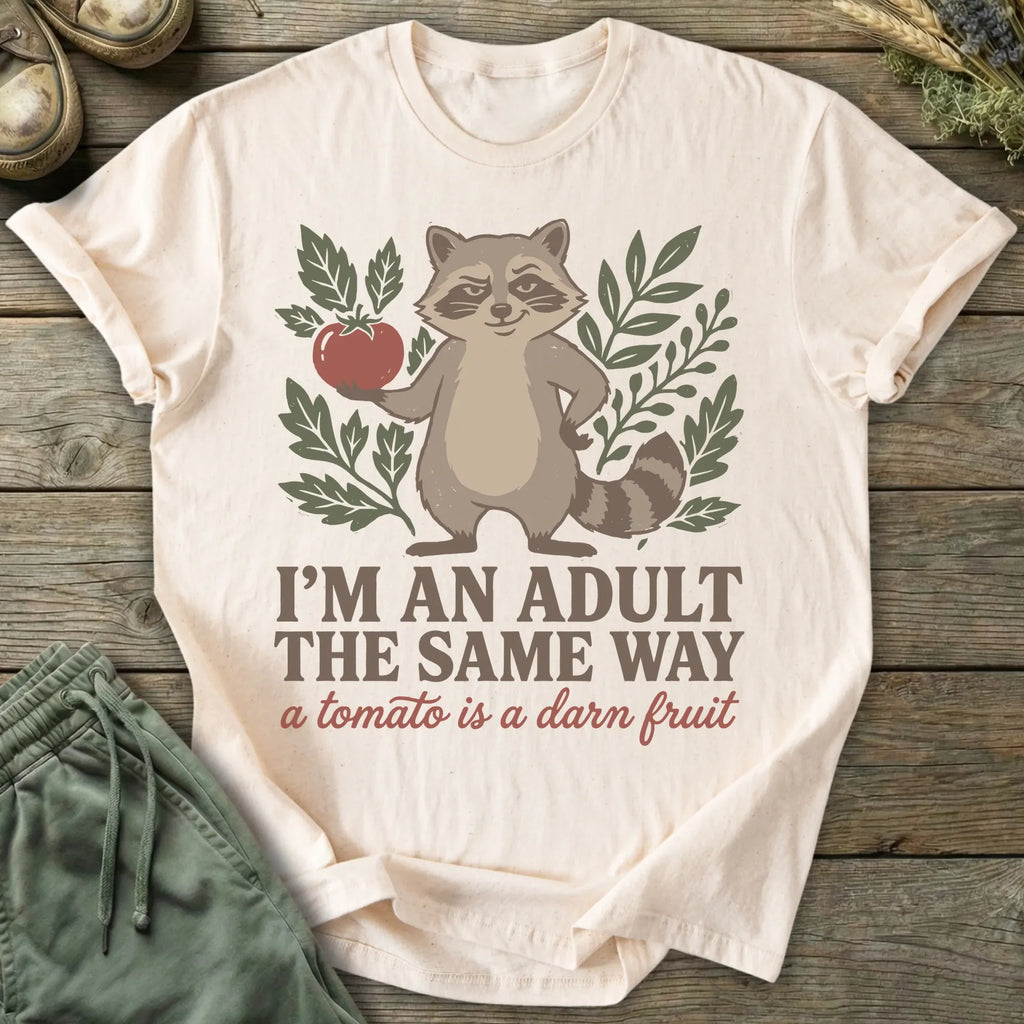 Printify T-Shirt I'm An Adult T-Shirt