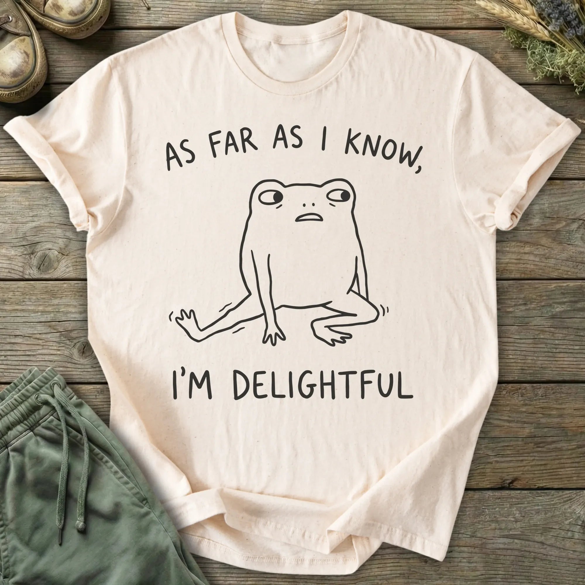 Printify T-Shirt I'm Delightful T-Shirt