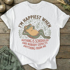 Printify T-Shirt I'm Happiest When T-Shirt