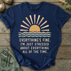 Printify T-Shirt I'm Just Stressed T-Shirt