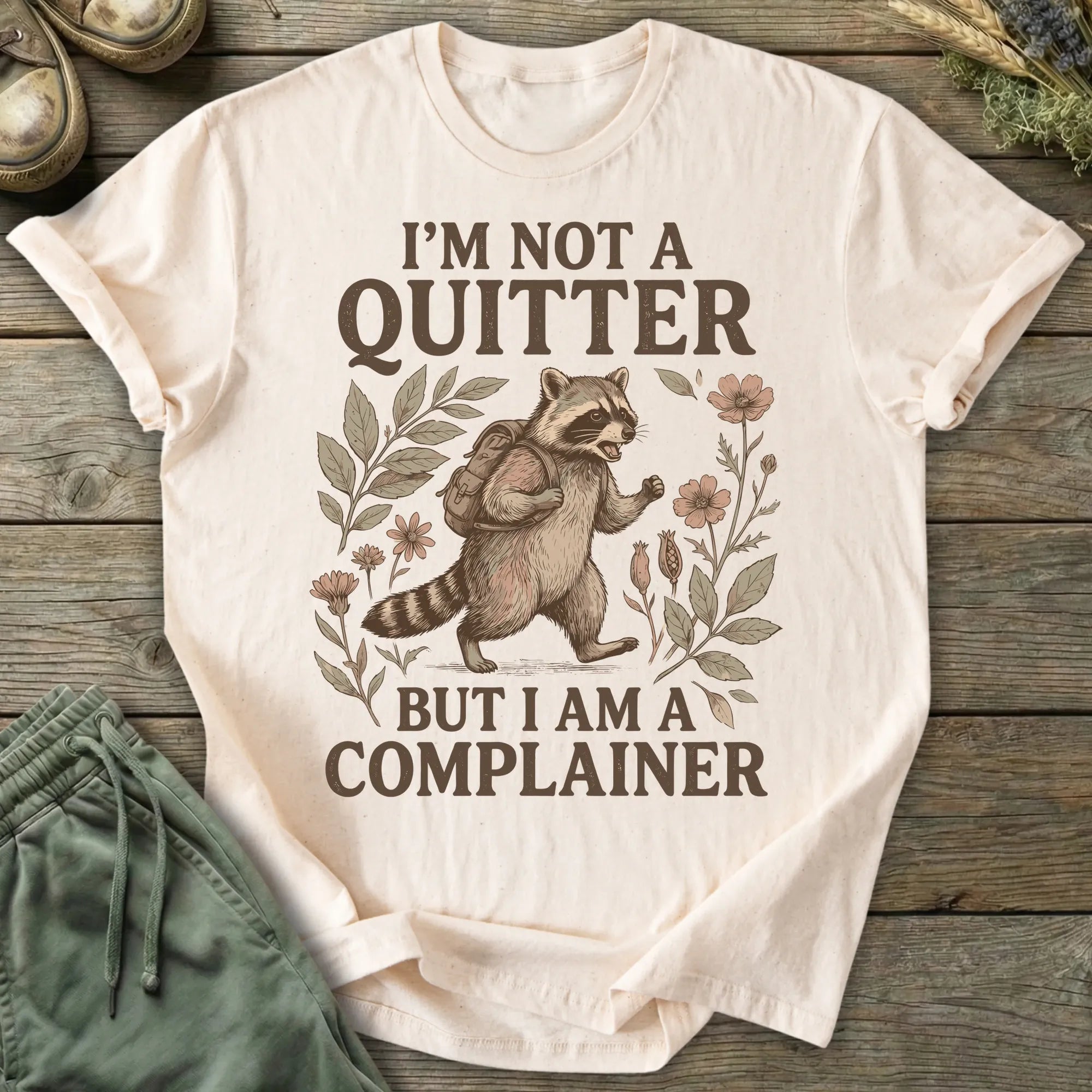 Printify T-Shirt I'm Not A Quitter T-Shirt