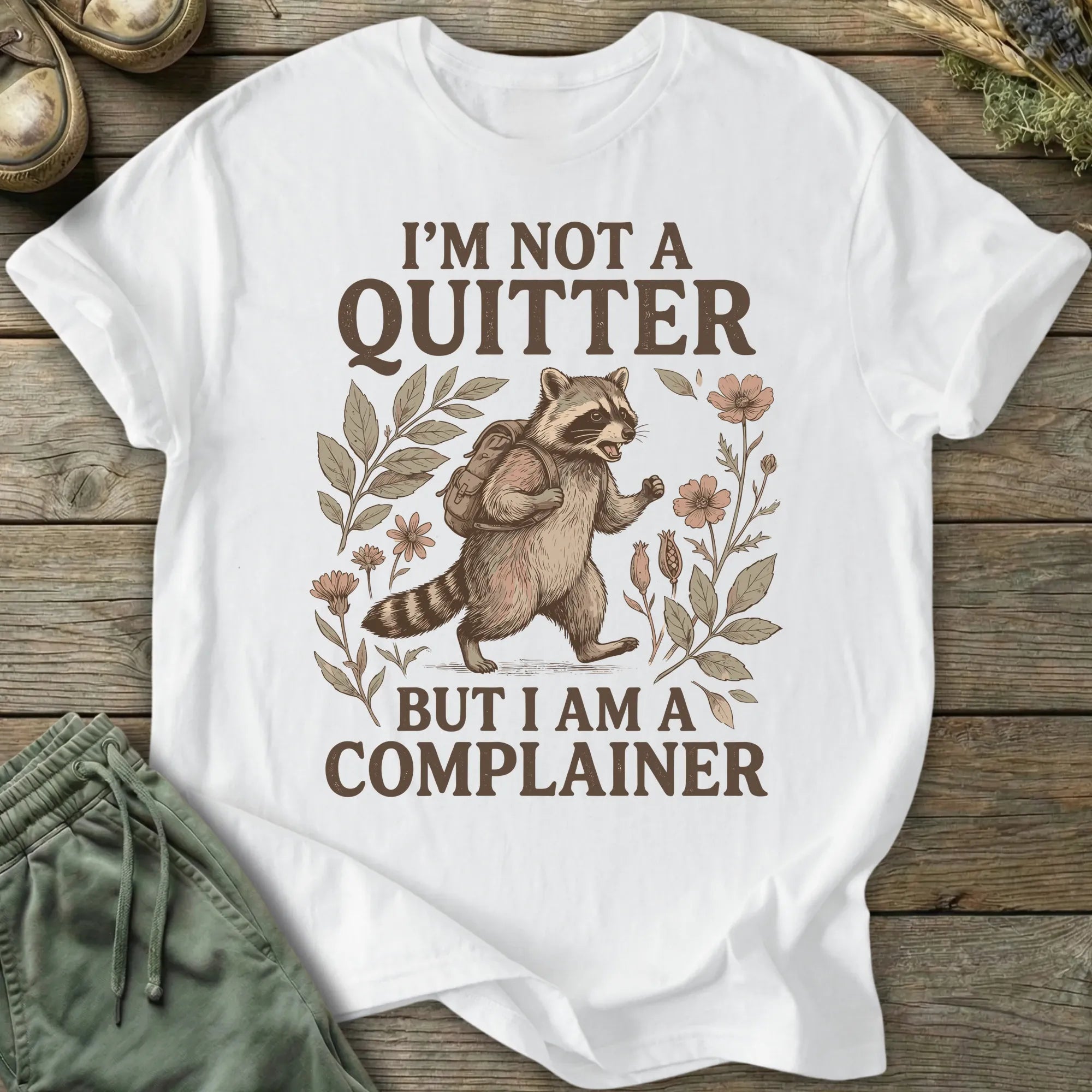 Printify T-Shirt I'm Not A Quitter T-Shirt
