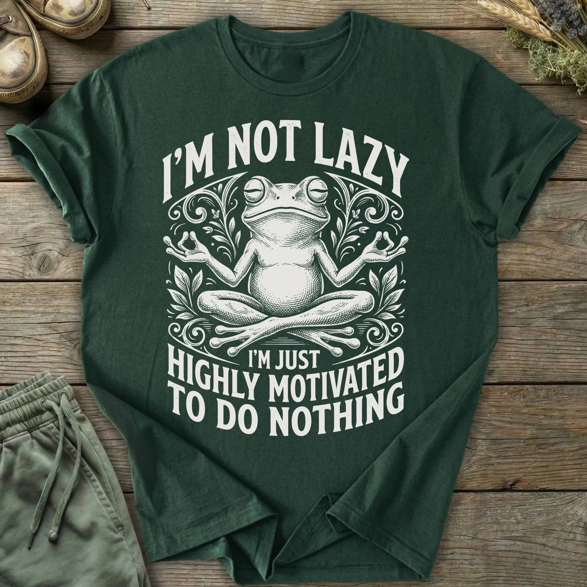 Printify T-Shirt I'm Not Lazy T-Shirt