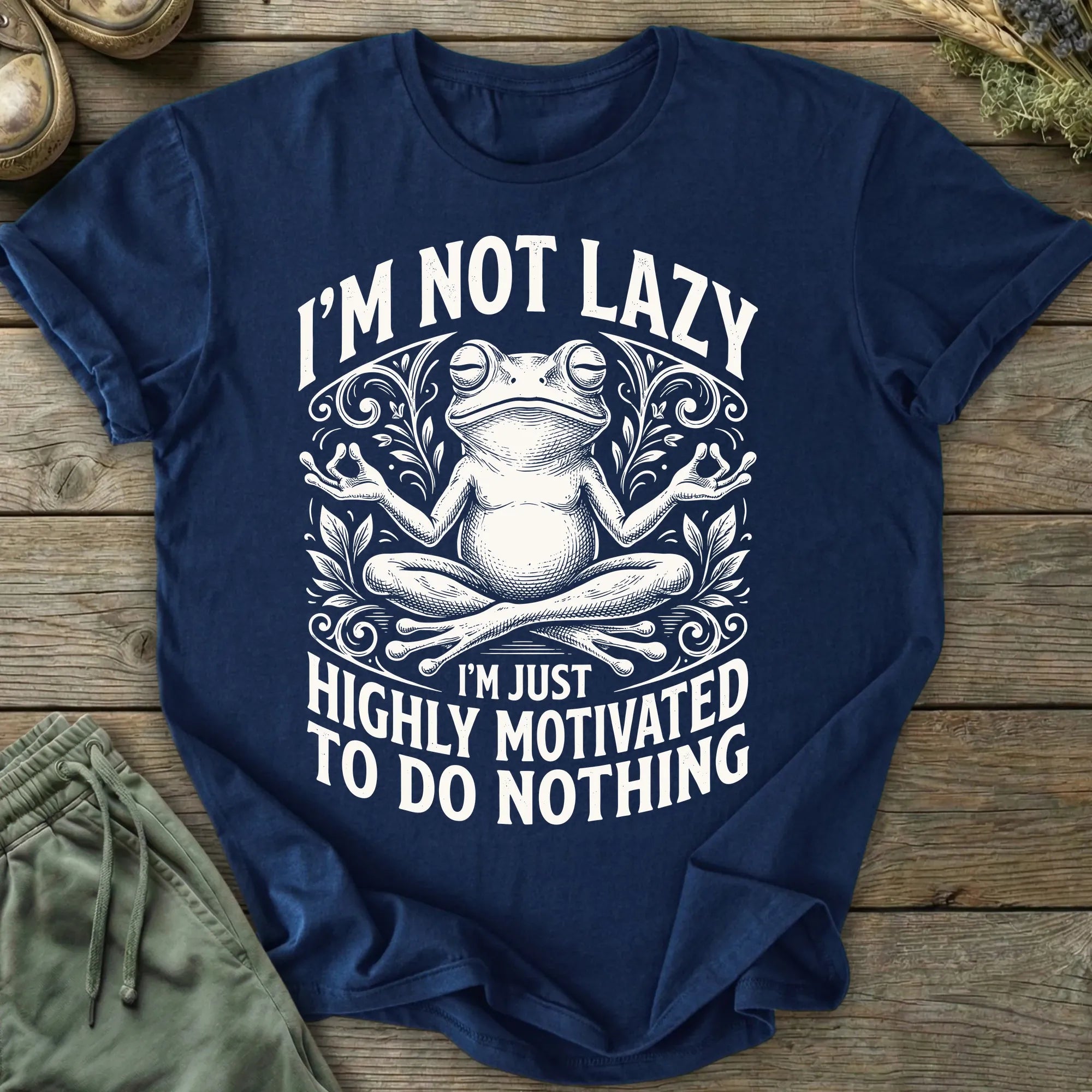 Printify T-Shirt I'm Not Lazy T-Shirt