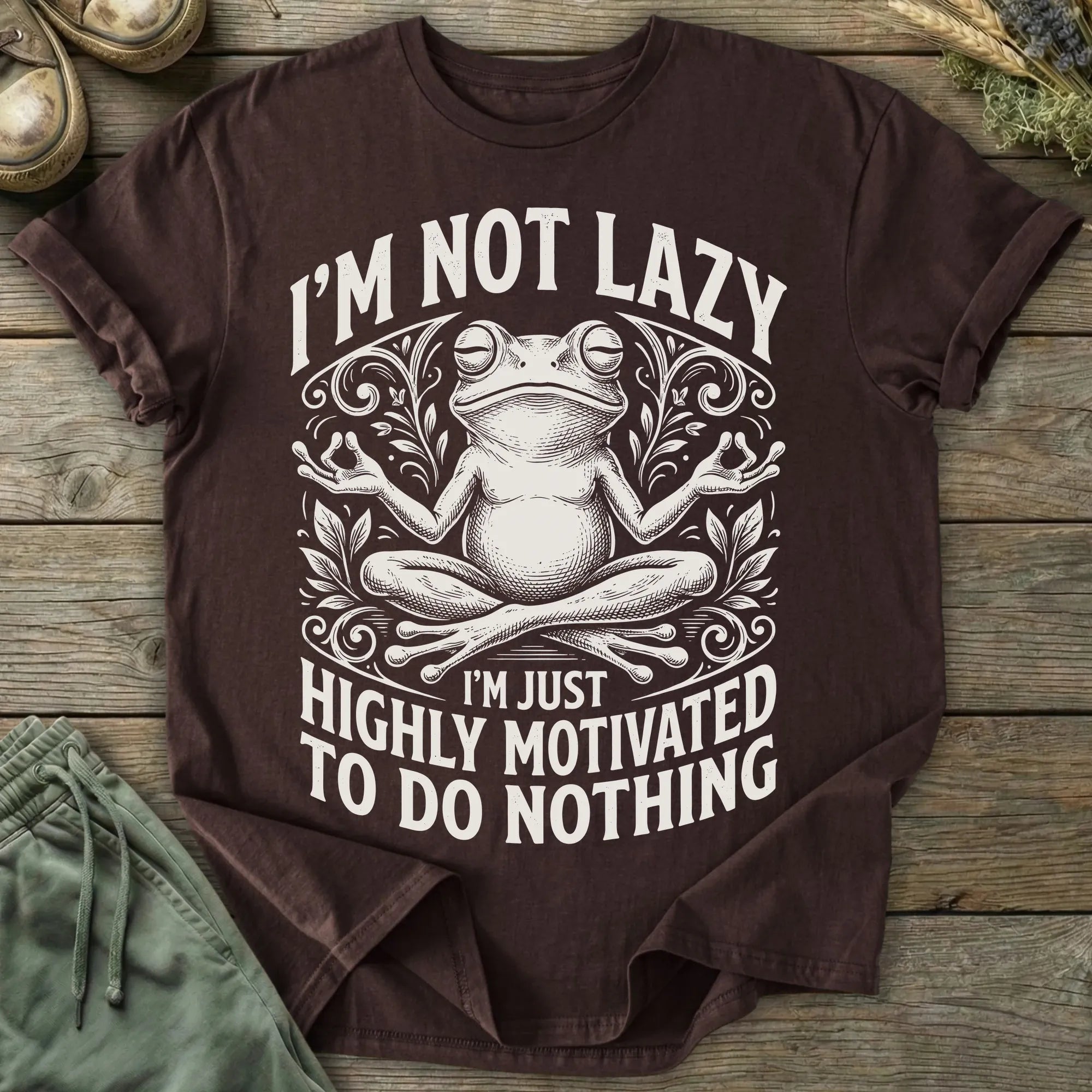 Printify T-Shirt I'm Not Lazy T-Shirt