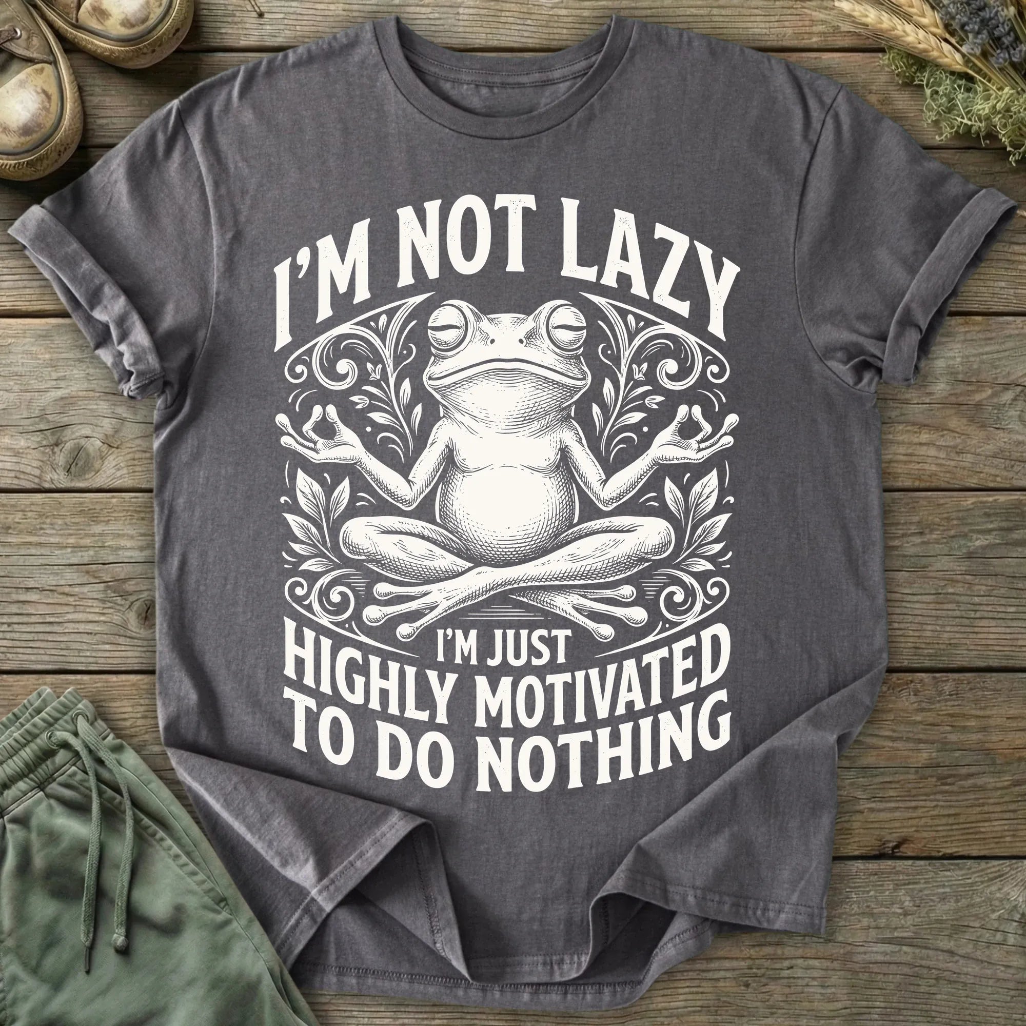 Printify T-Shirt I'm Not Lazy T-Shirt
