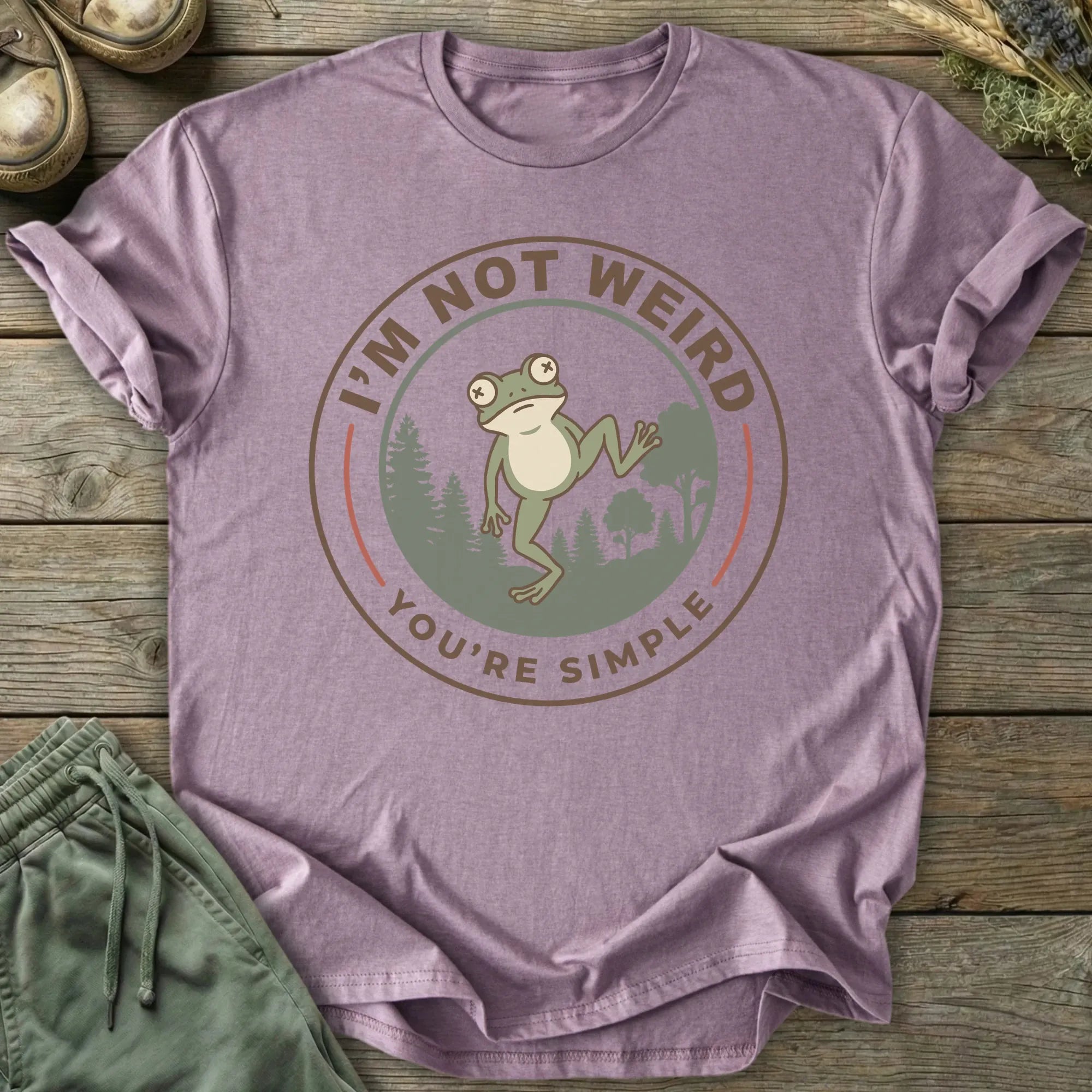 Printify T-Shirt I'm Not Weird T-Shirt