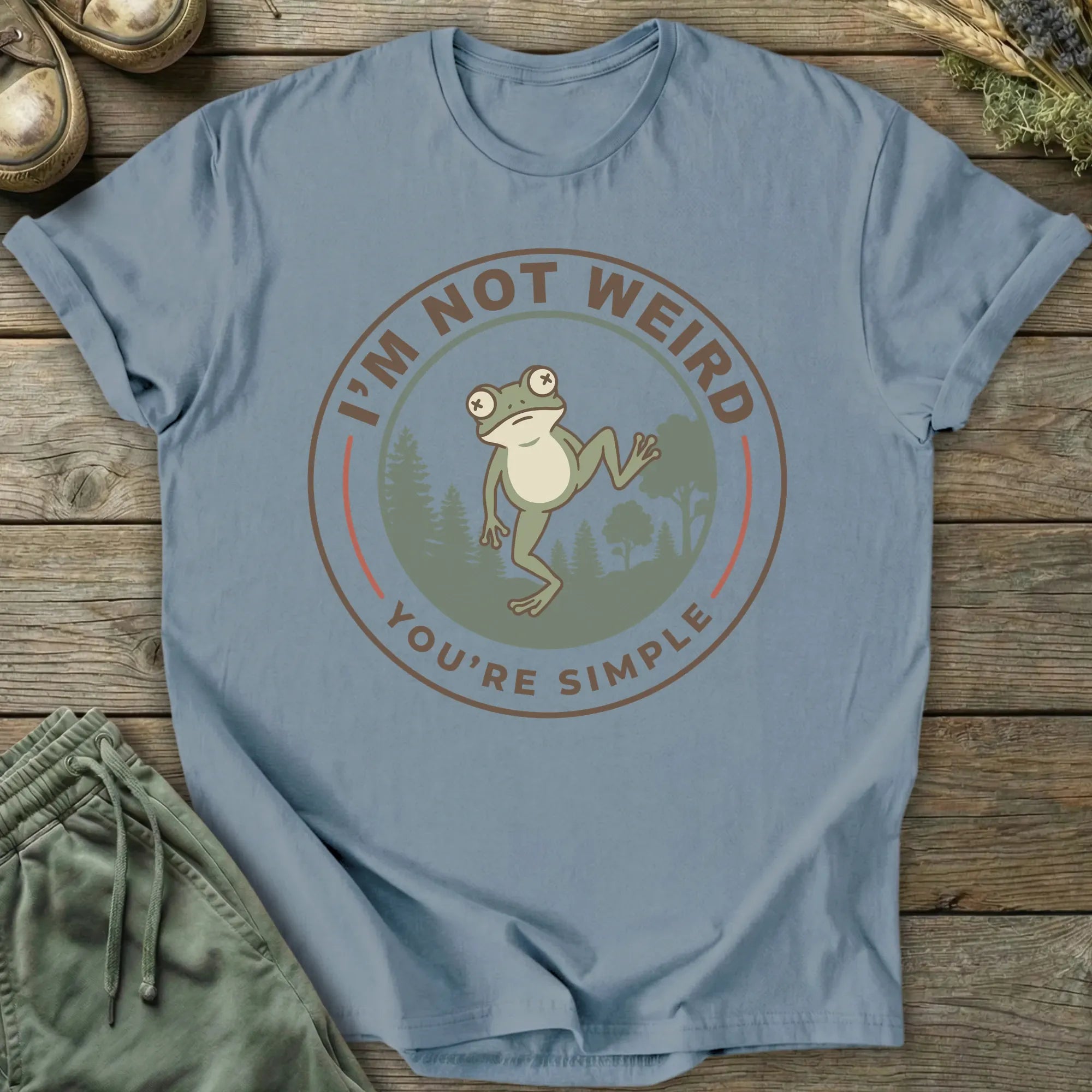 Printify T-Shirt I'm Not Weird T-Shirt