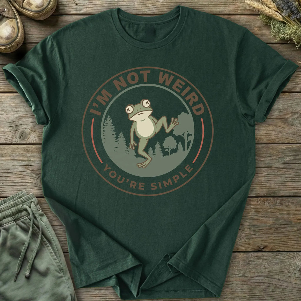 Printify T-Shirt I'm Not Weird T-Shirt