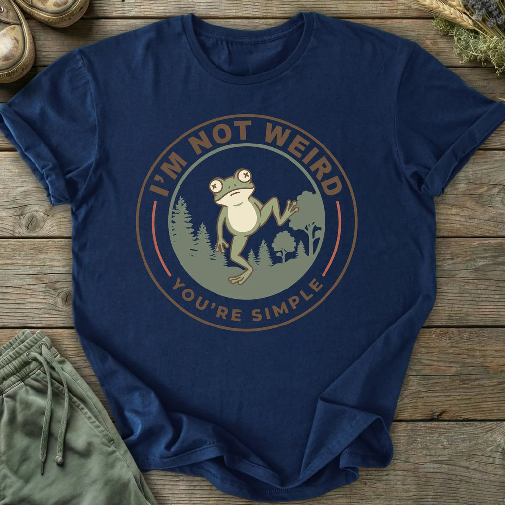 Printify T-Shirt I'm Not Weird T-Shirt