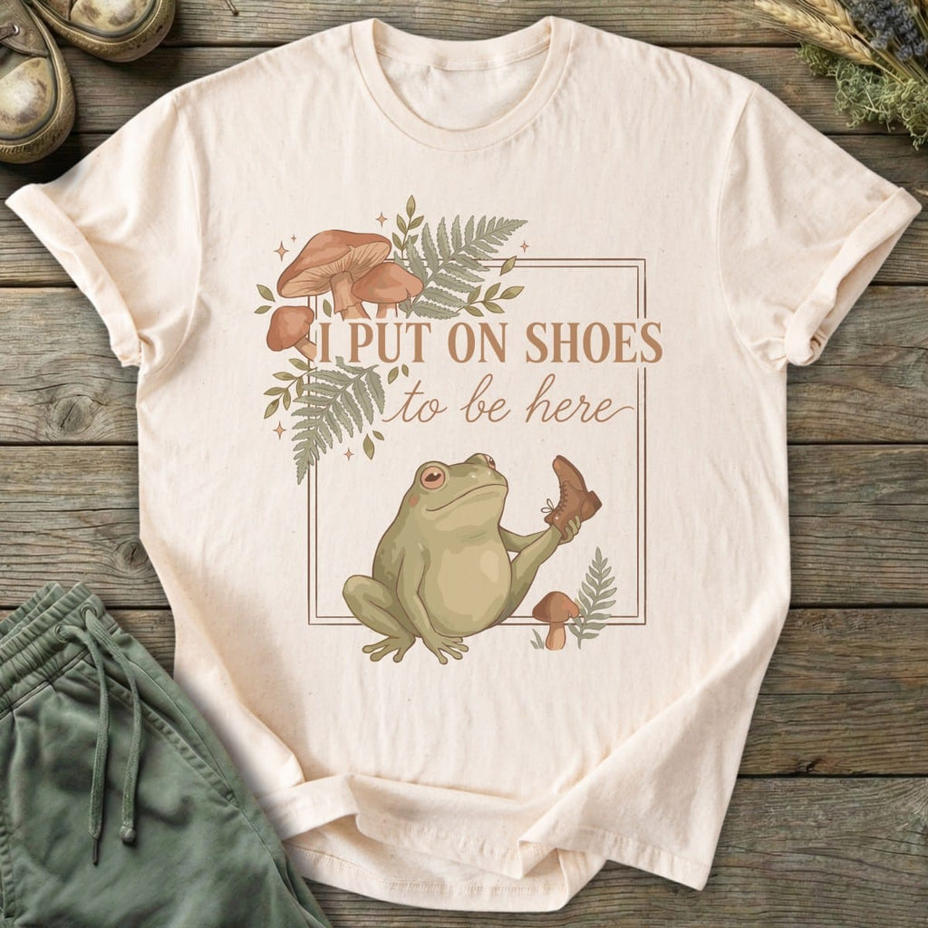 Printify T-Shirt I Put On Shoes T-Shirt