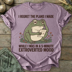 Printify T-Shirt I Regret The Plans T-Shirt