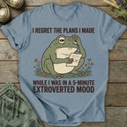 Printify T-Shirt I Regret The Plans T-Shirt