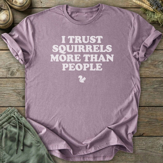 Printify T-Shirt I Trust Squirrels T-Shirt