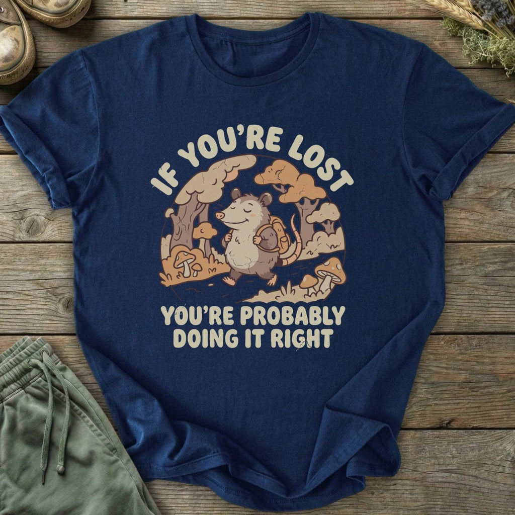 Printify T-Shirt If You're Lost T-Shirt