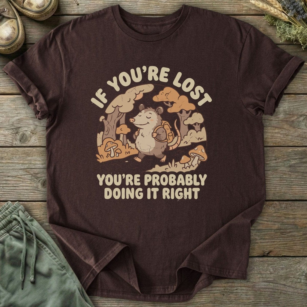 Printify T-Shirt If You're Lost T-Shirt