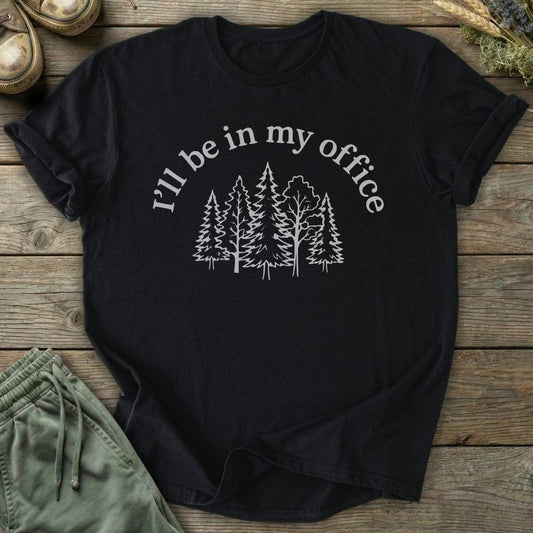 Printify T-Shirt In My Forest Office T-Shirt