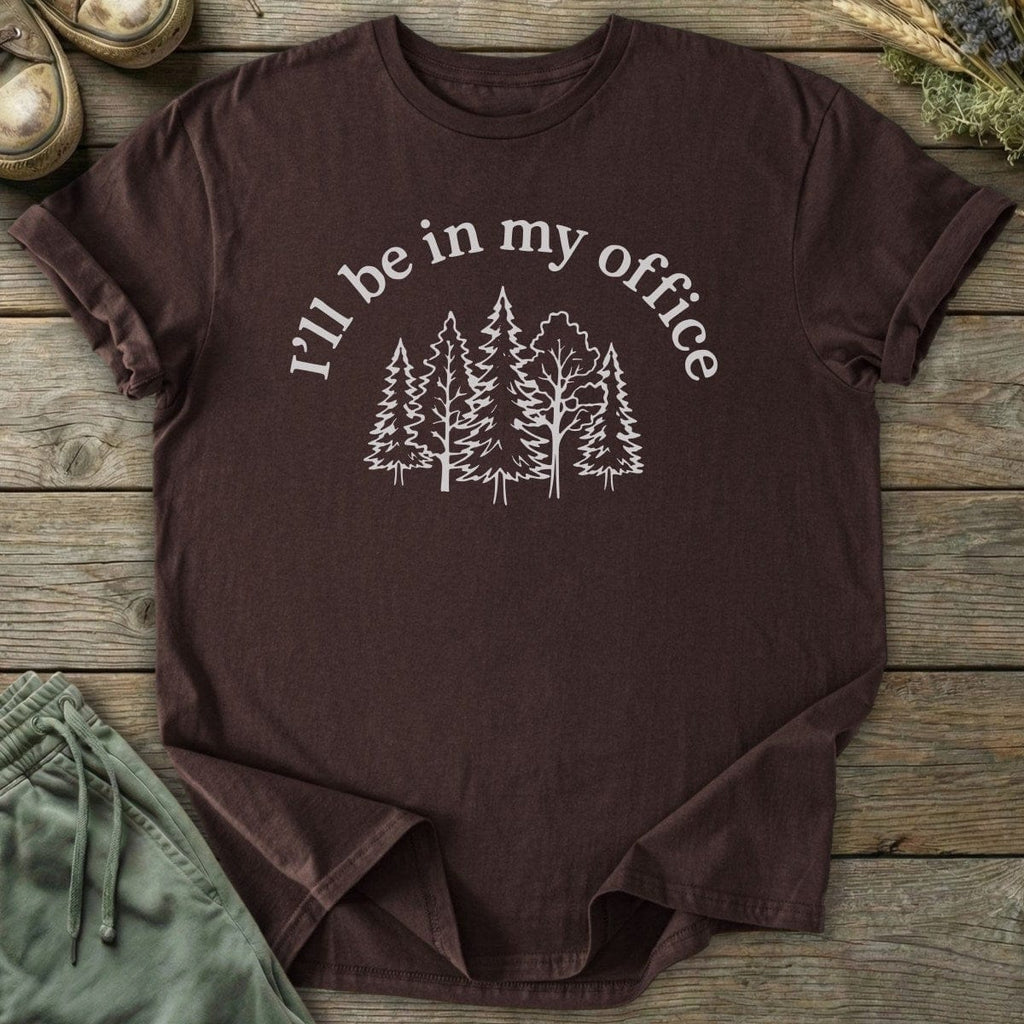 Printify T-Shirt In My Forest Office T-Shirt