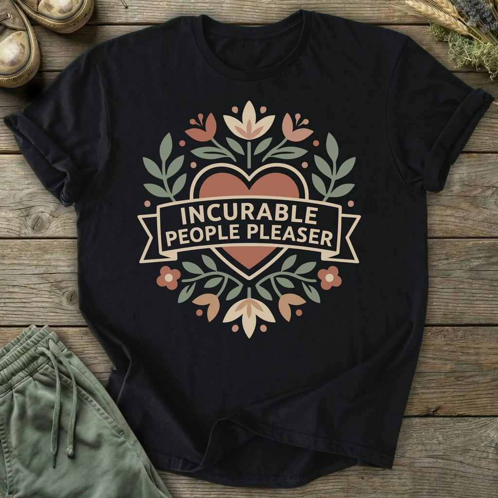 Printify T-Shirt Incurable People Pleaser T-Shirt