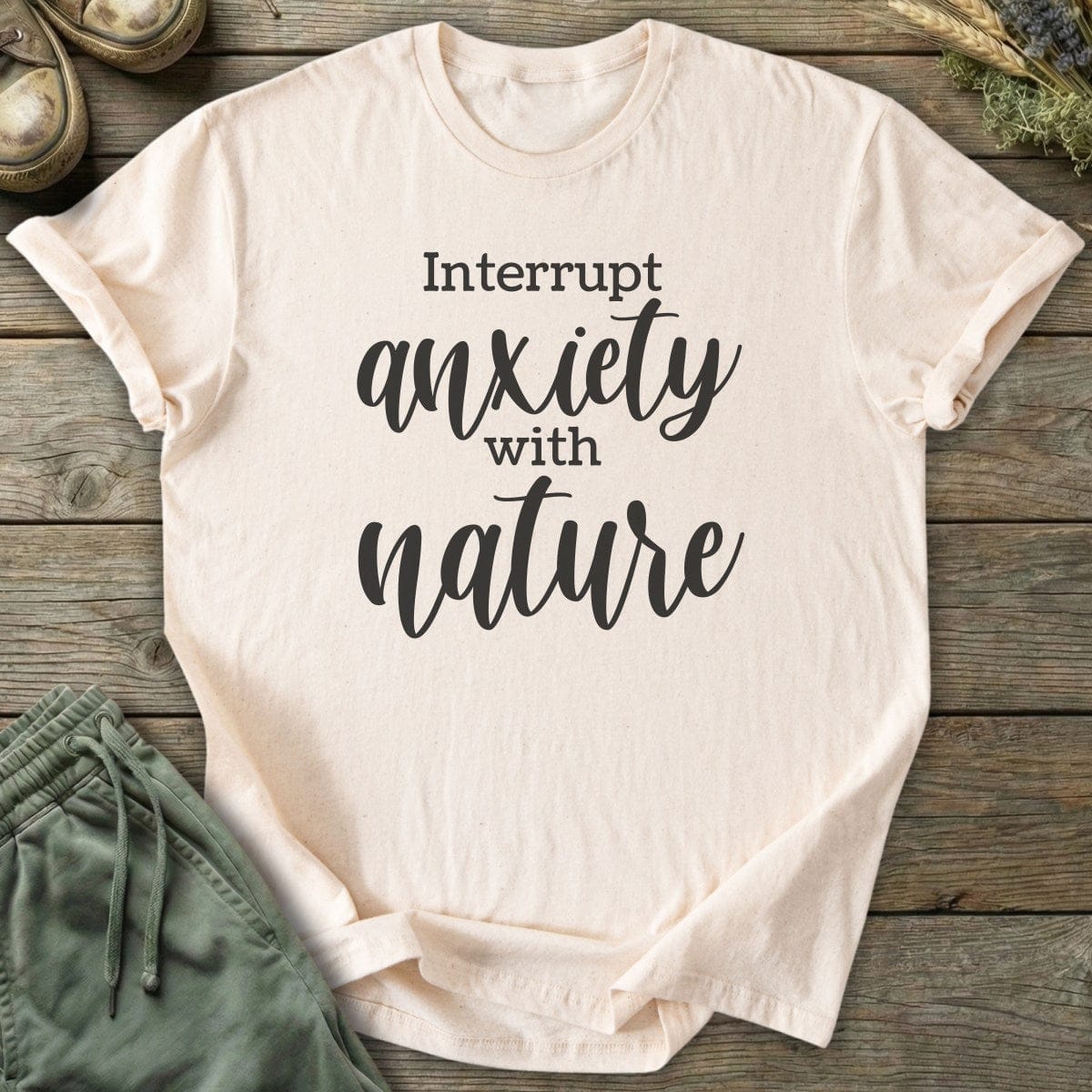 Printify T-Shirt Interrupt Anxiety T-Shirt