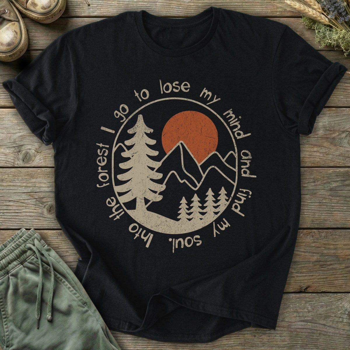 Printify T-Shirt Into The Forest T-Shirt
