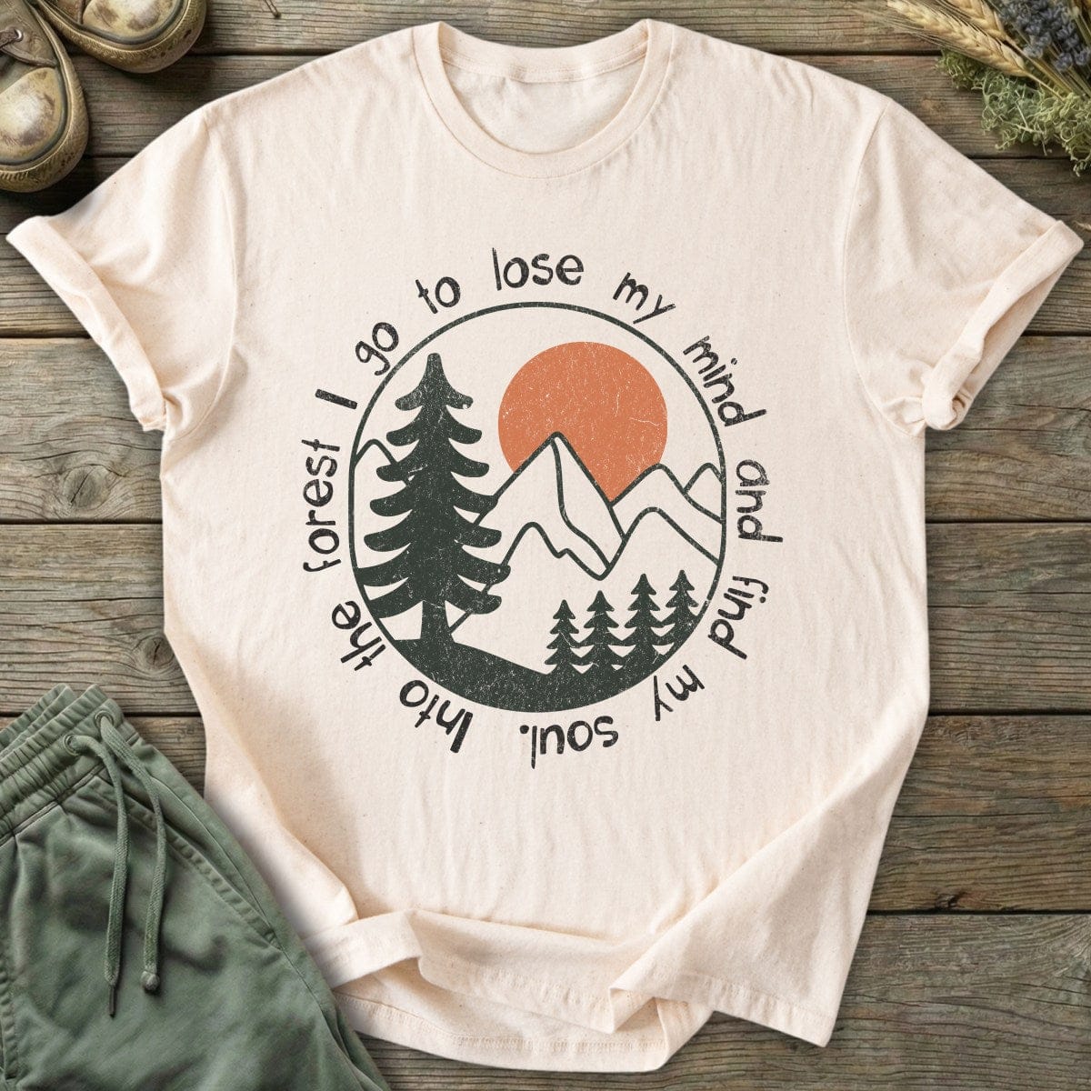Printify T-Shirt Into The Forest T-Shirt