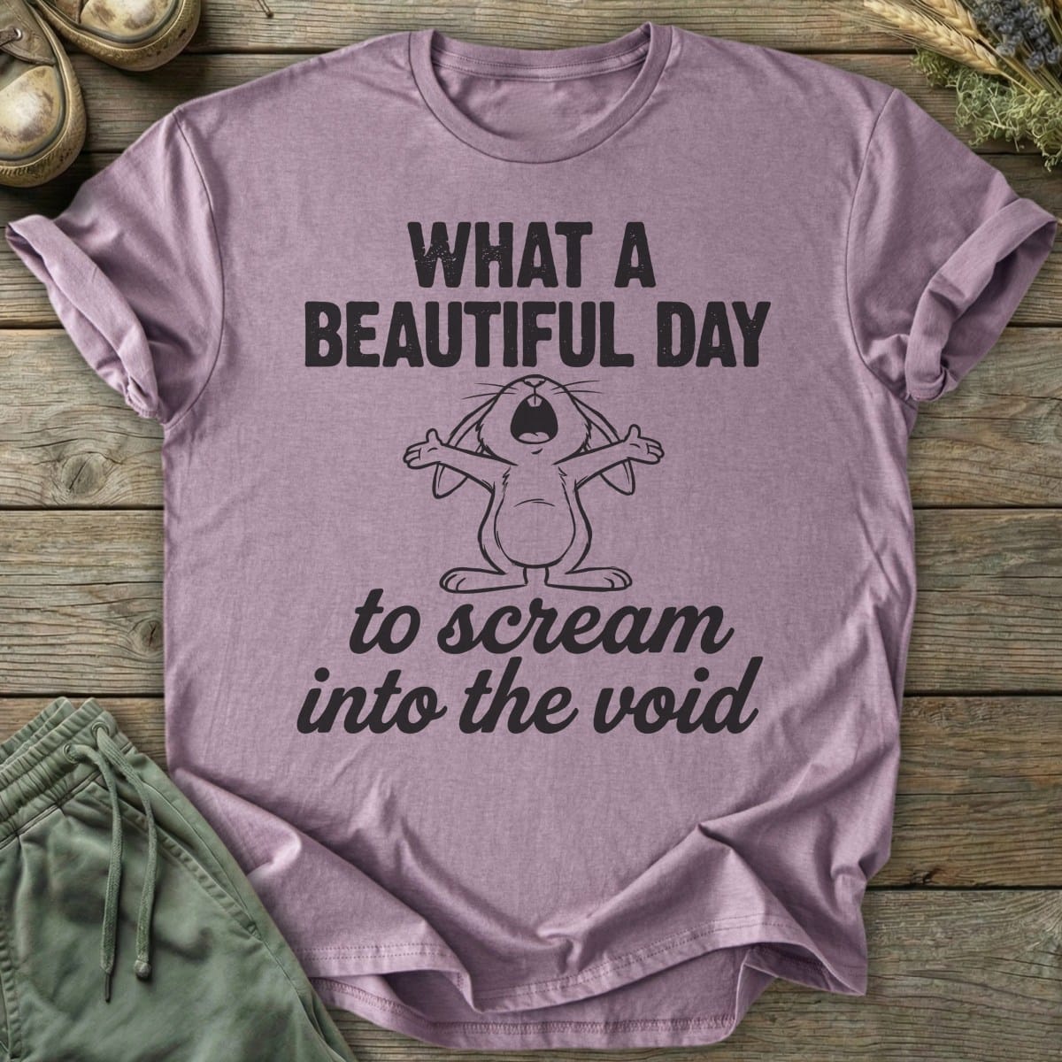 Printify T-Shirt Into The Void T-Shirt