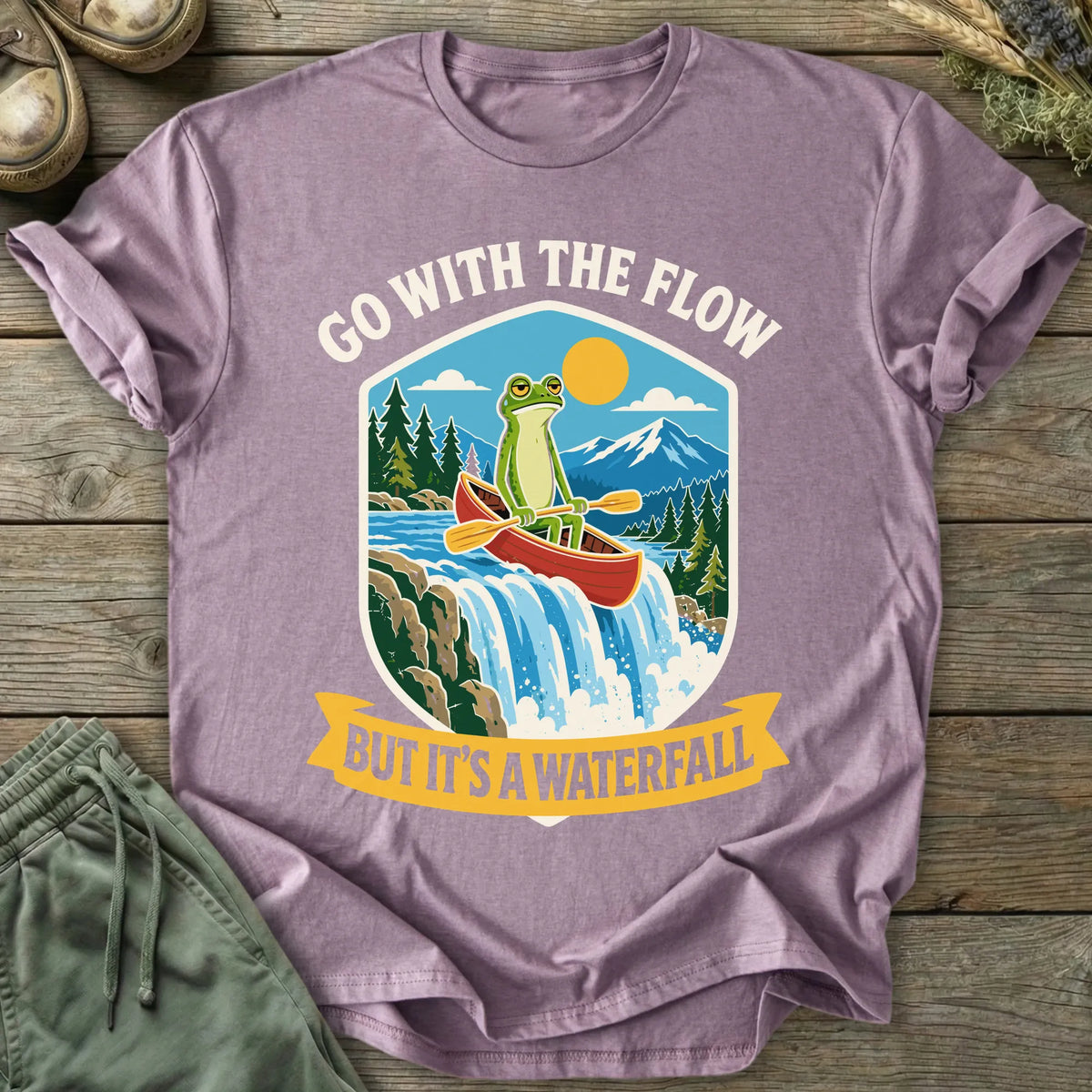 Printify T-Shirt It's A Waterfall T-Shirt