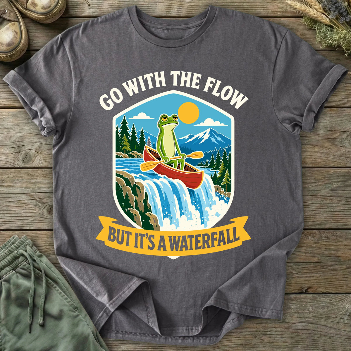 Printify T-Shirt It's A Waterfall T-Shirt