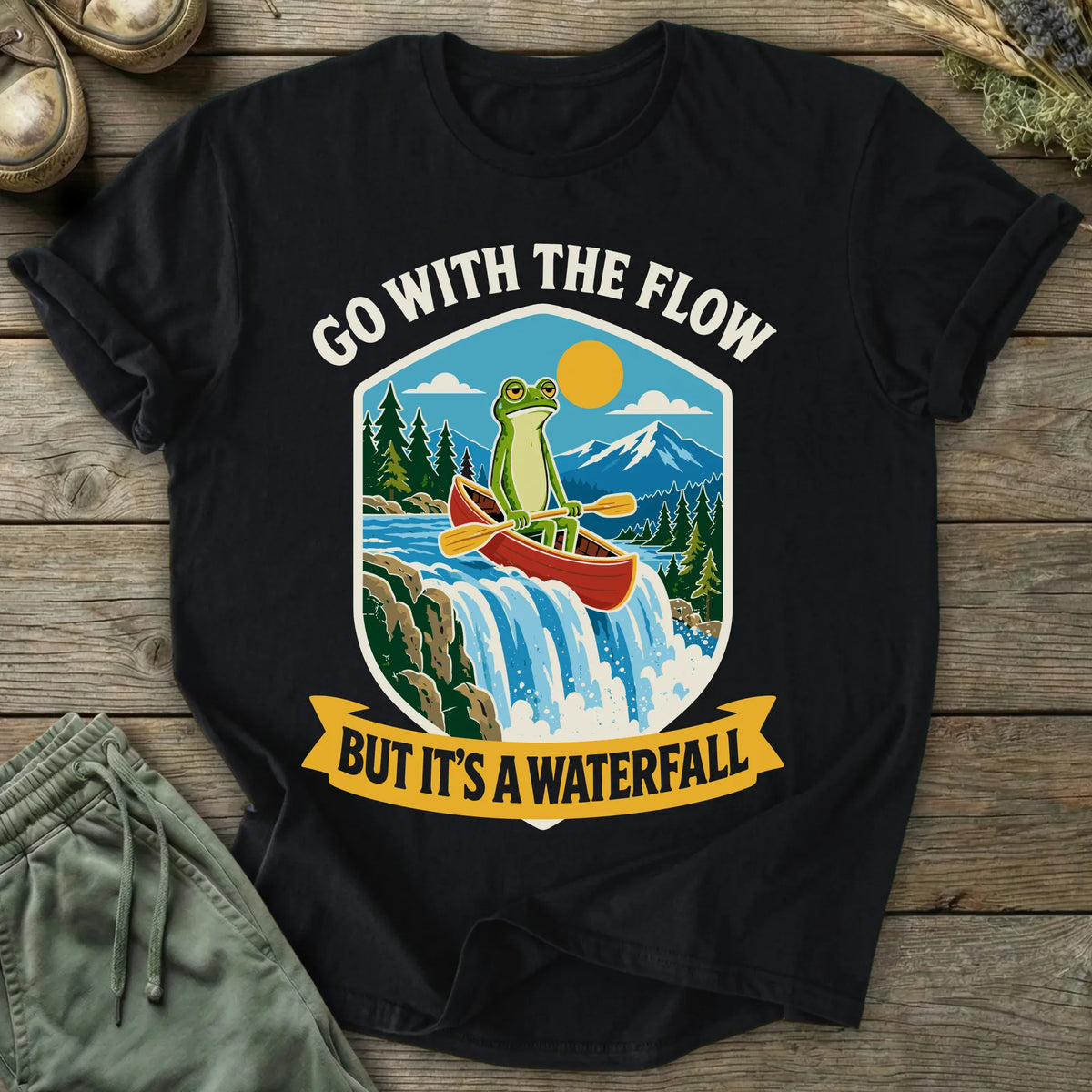 Printify T-Shirt It's A Waterfall T-Shirt