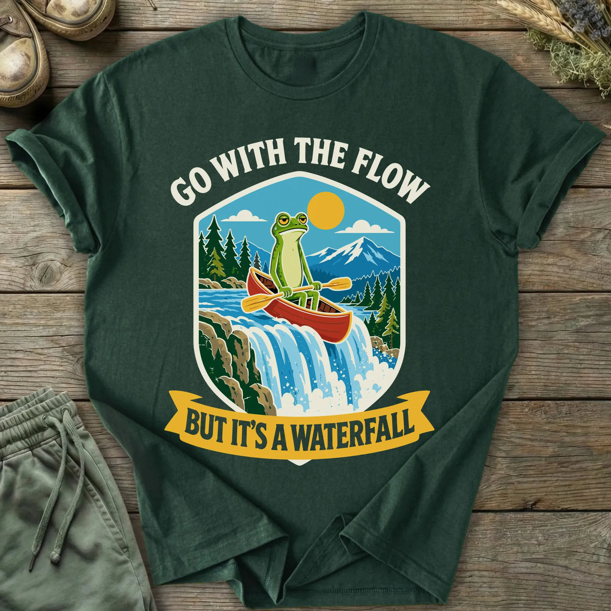 Printify T-Shirt It's A Waterfall T-Shirt