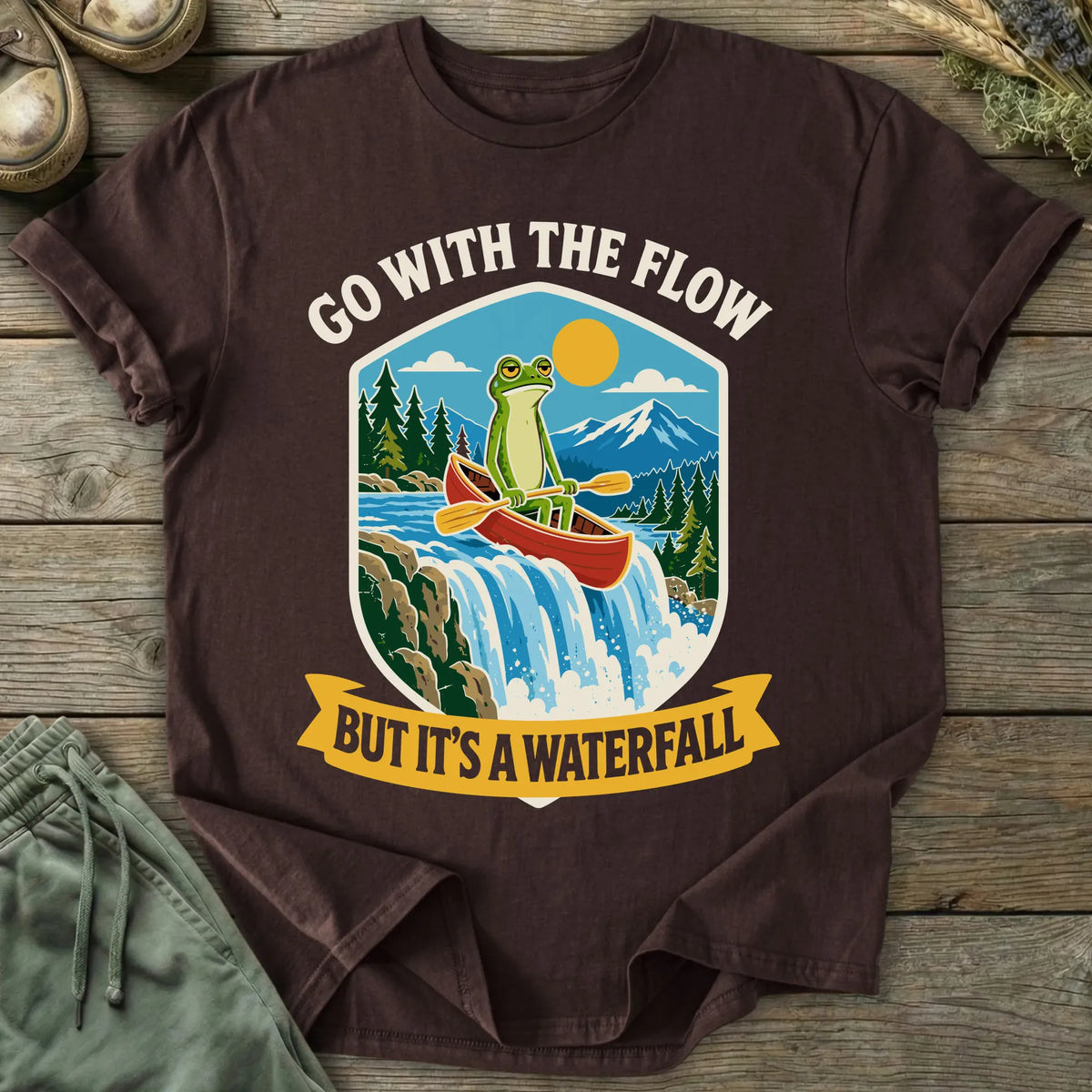 Printify T-Shirt It's A Waterfall T-Shirt