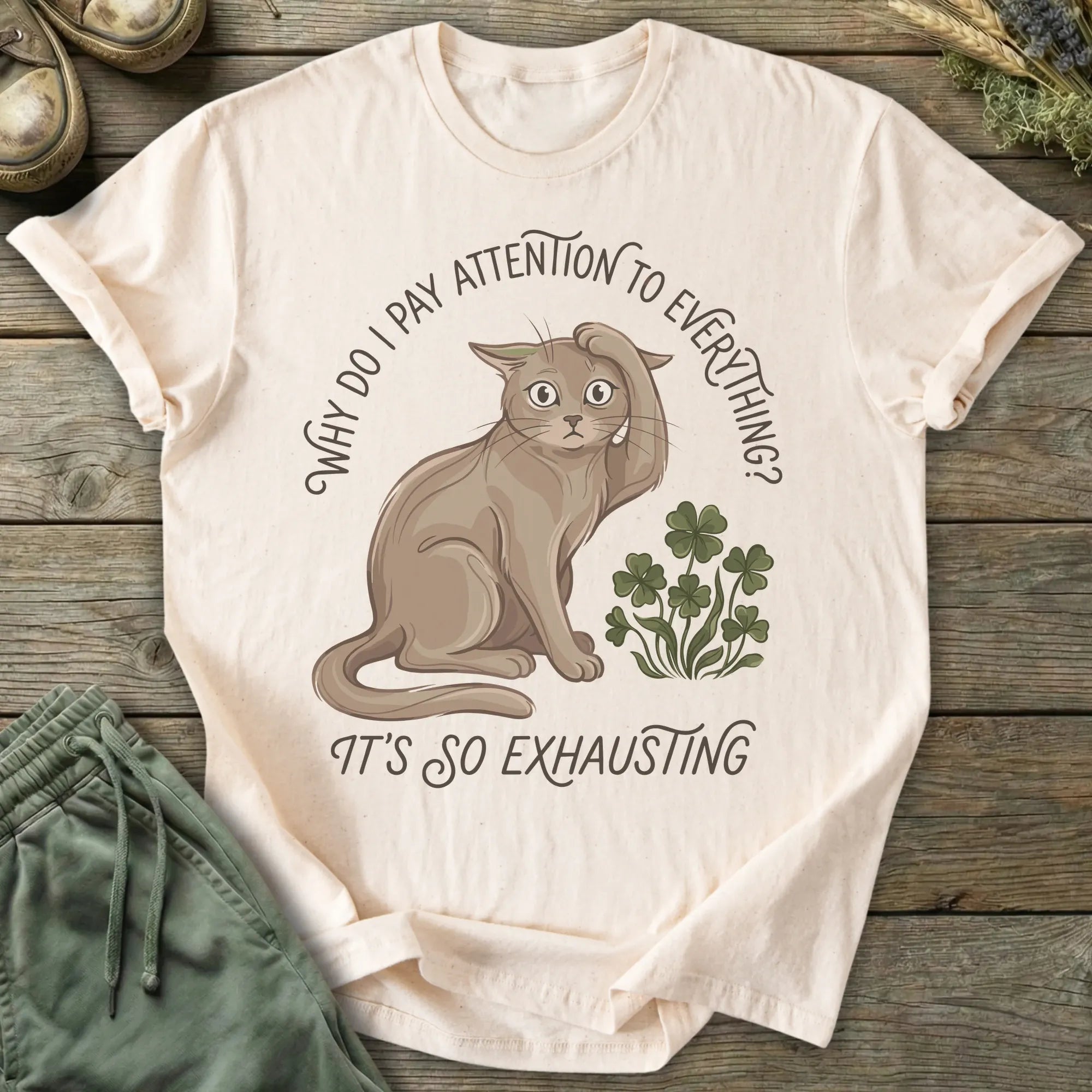 Printify T-Shirt It's So Exhausting T-Shirt