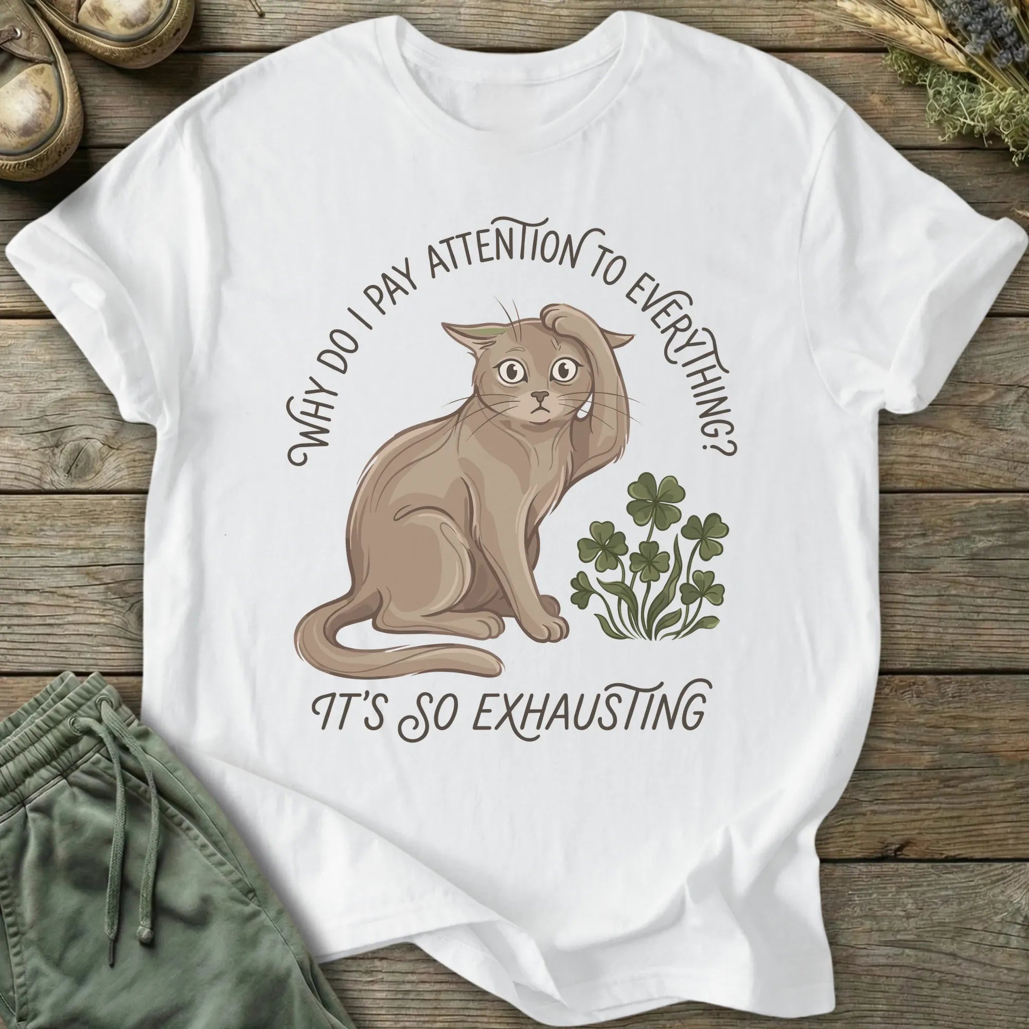 Printify T-Shirt It's So Exhausting T-Shirt