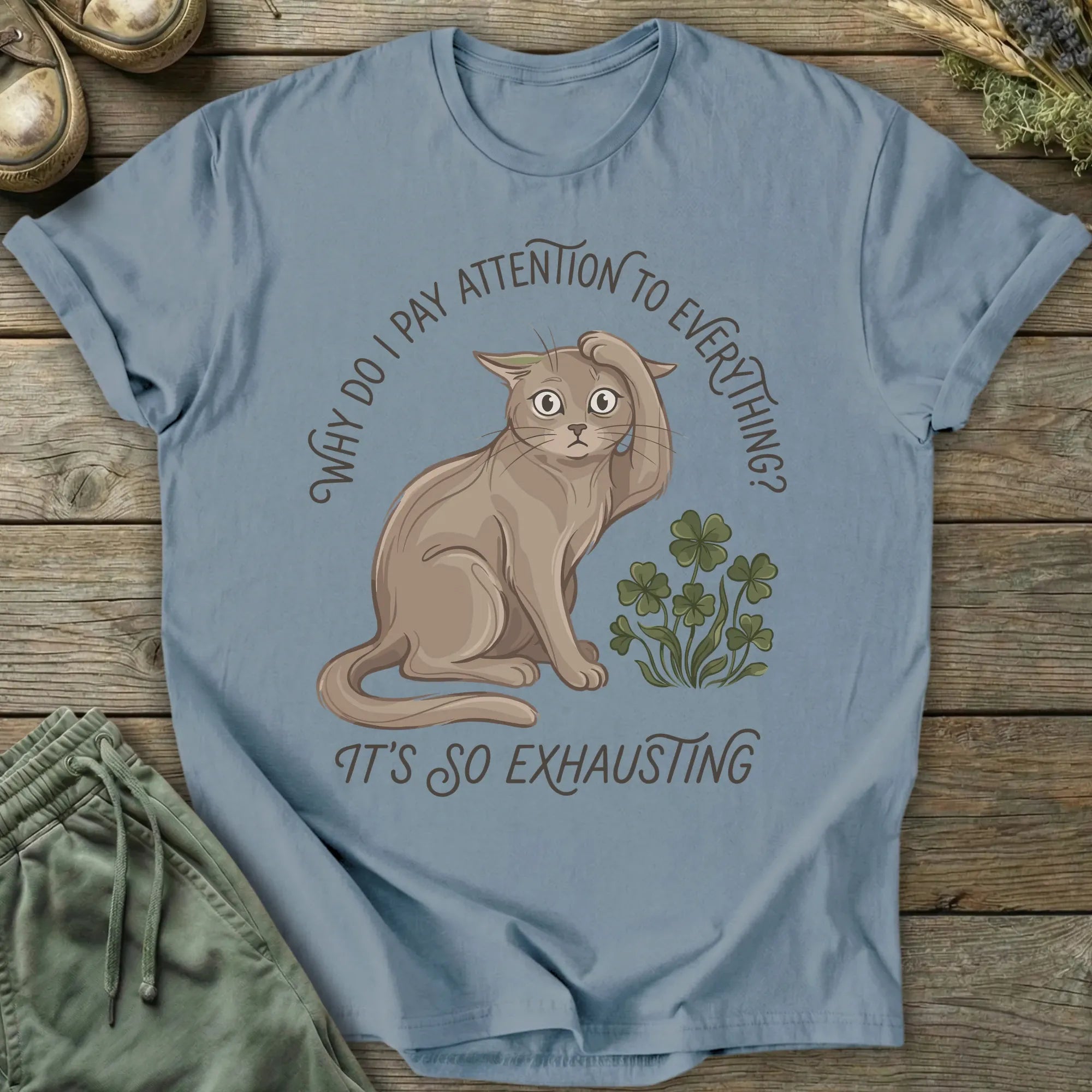 Printify T-Shirt It's So Exhausting T-Shirt