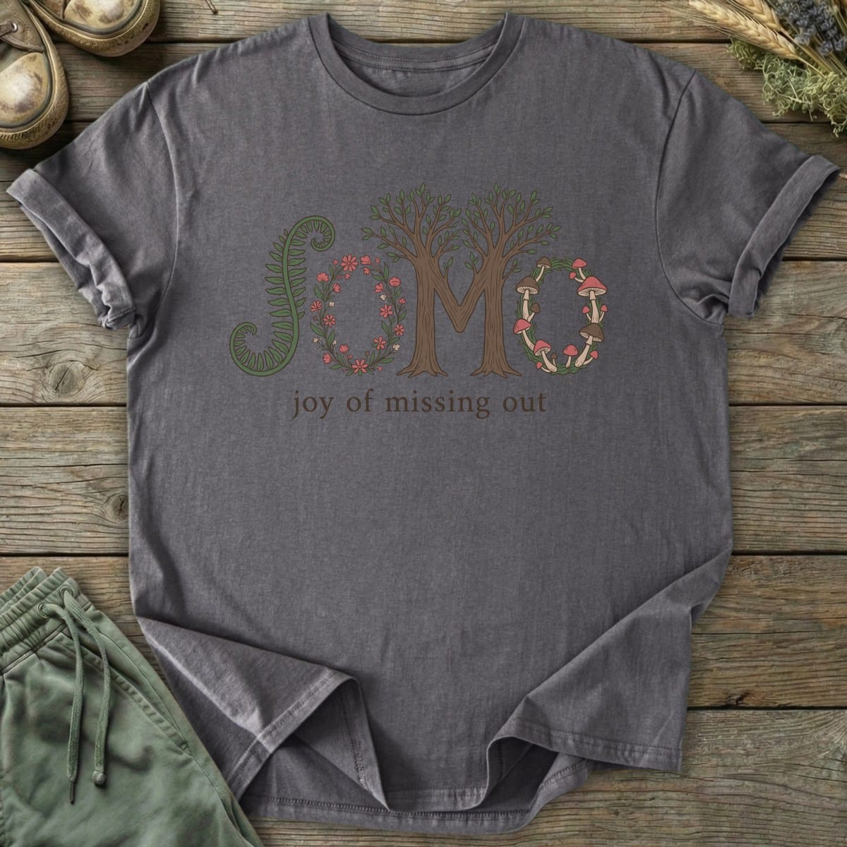 Printify T-Shirt JOMO T-Shirt