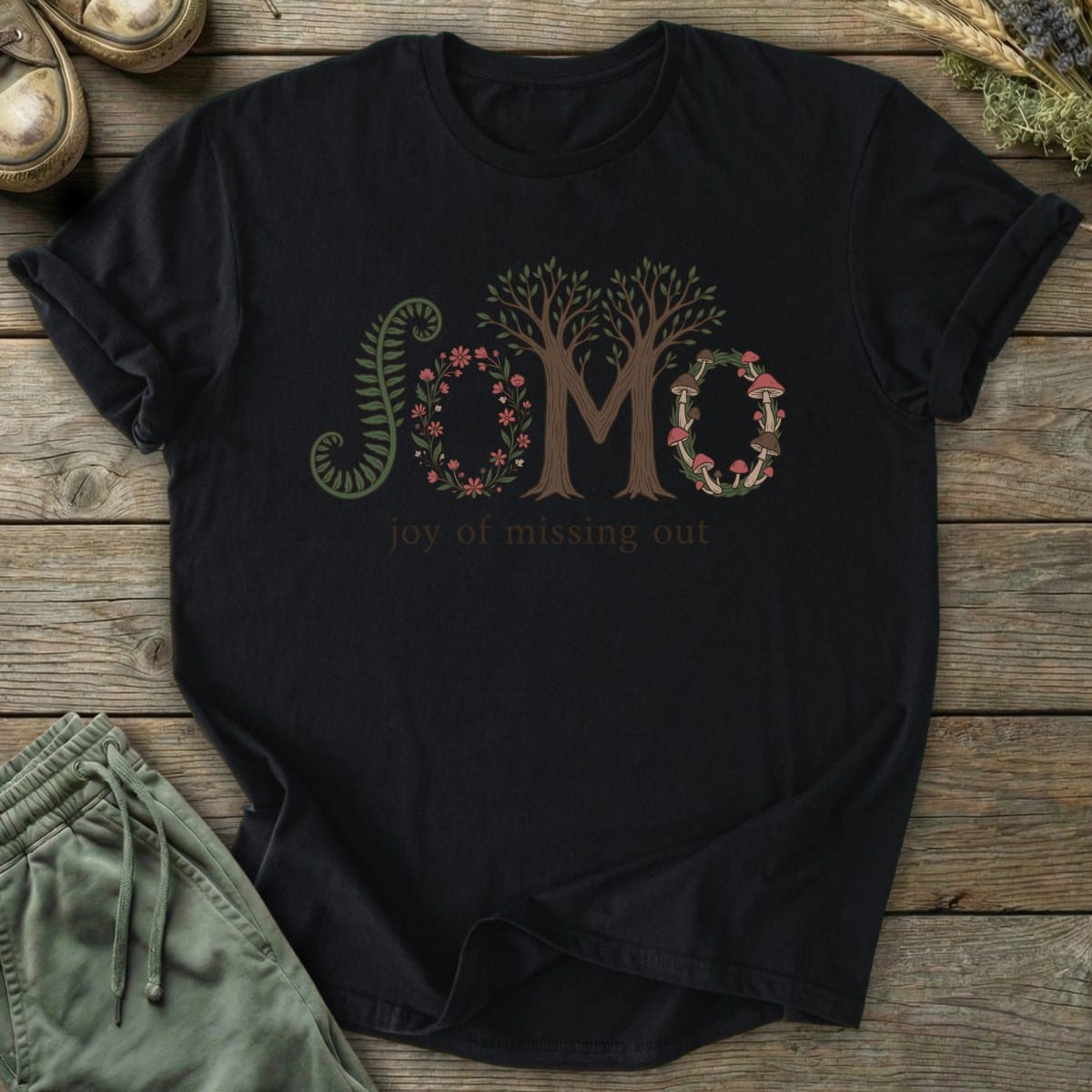 Printify T-Shirt JOMO T-Shirt