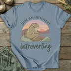 Printify T-Shirt Just Introverting T-Shirt