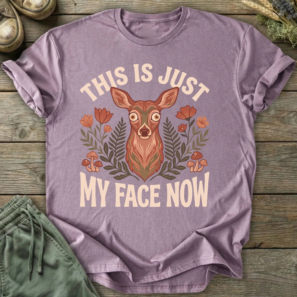 Printify T-Shirt Just My Face T-Shirt