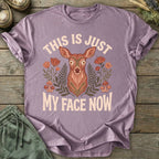 Printify T-Shirt Just My Face T-Shirt
