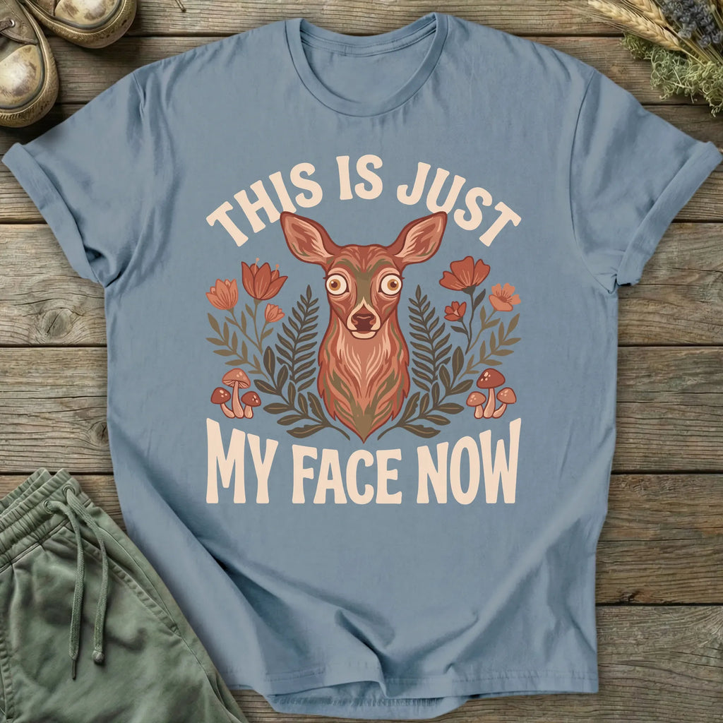 Printify T-Shirt Just My Face T-Shirt