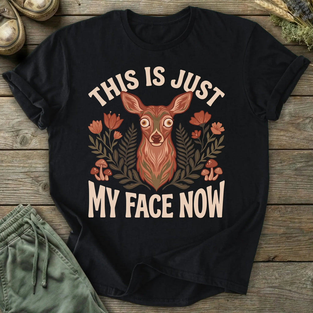Printify T-Shirt Just My Face T-Shirt