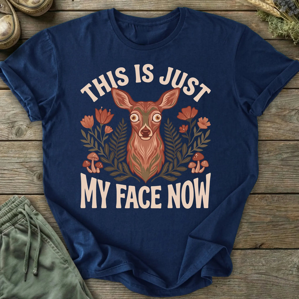 Printify T-Shirt Just My Face T-Shirt