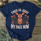 Printify T-Shirt Just My Face T-Shirt