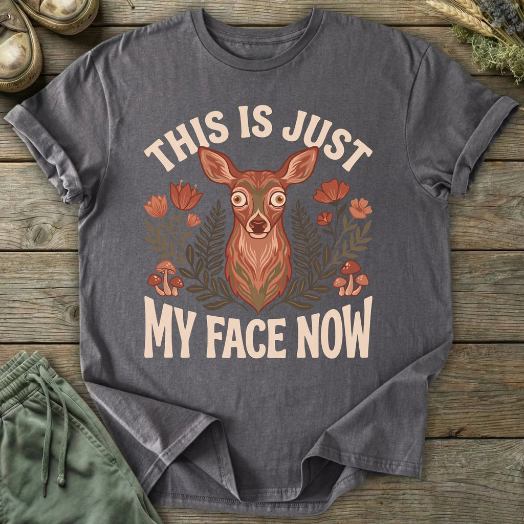Printify T-Shirt Just My Face T-Shirt