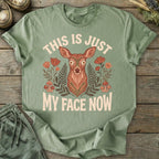 Printify T-Shirt Just My Face T-Shirt