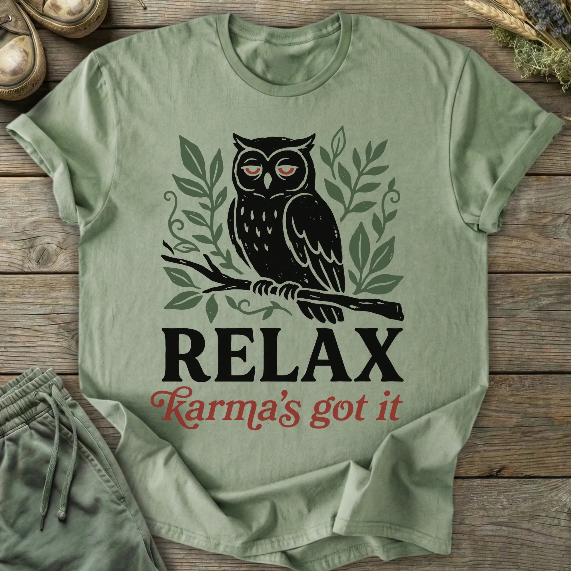 Printify T-Shirt Karma's Got It T-Shirt