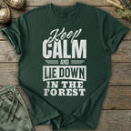 Printify T-Shirt Keep Calm And Lie Down T-Shirt